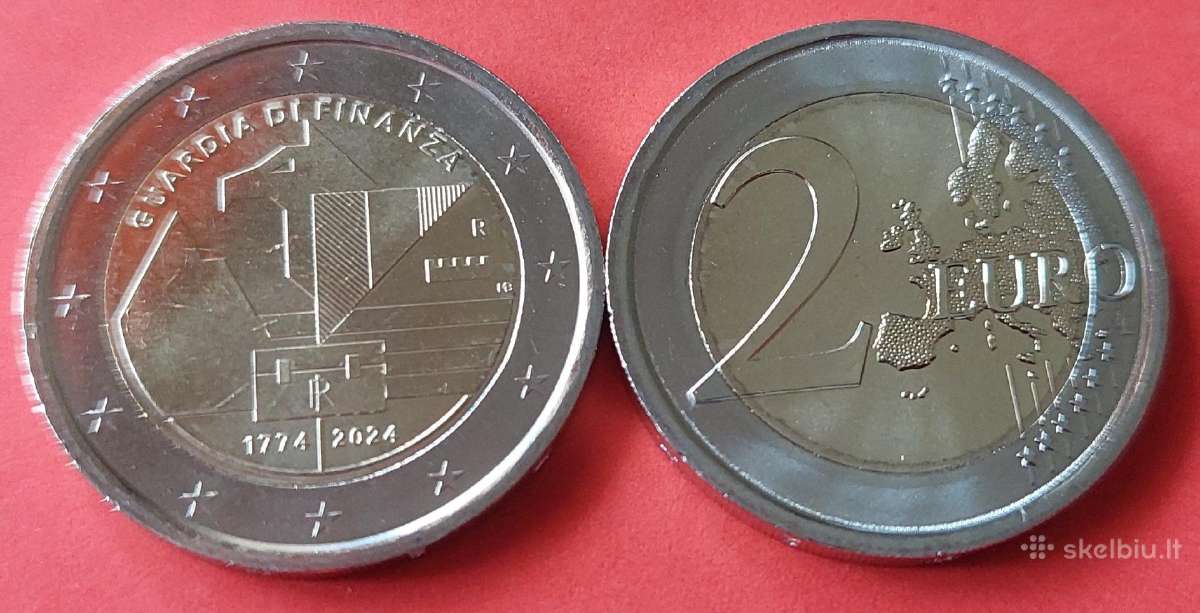 Italija 2024m.2€"finansų policija"unc