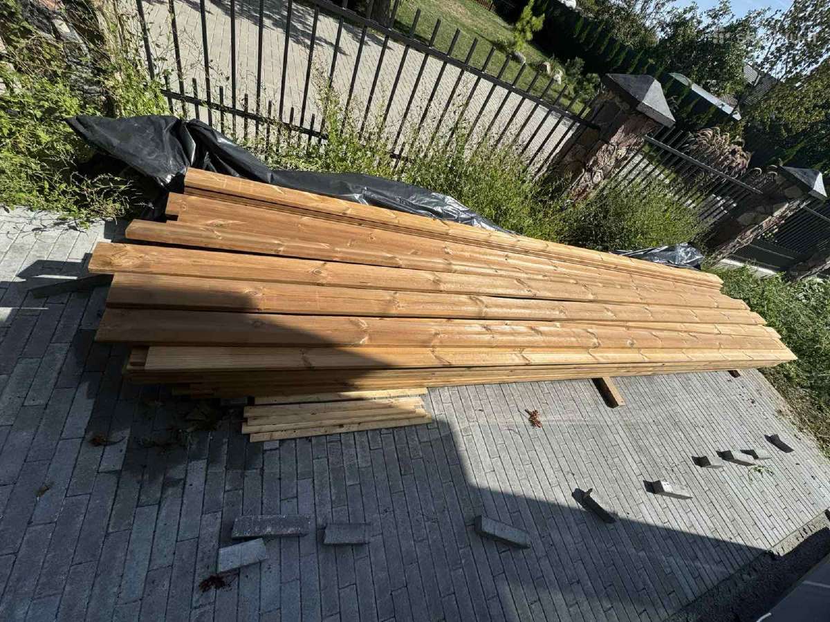 Terasinė termo mediena - 250eur uz 22kv