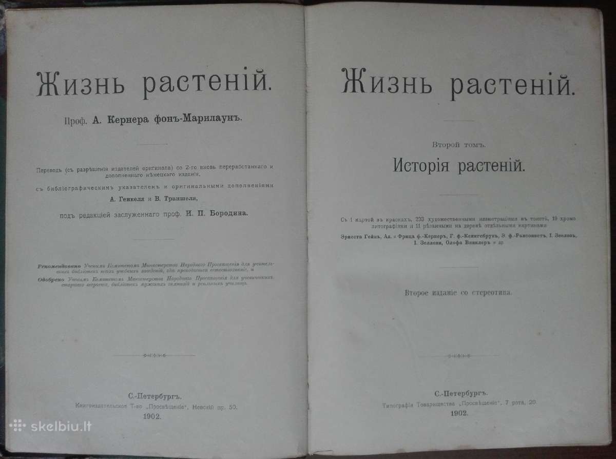 1739. Жизнь Растенiй А. Кернере фонъ-мариланунъ - nuotraukos Nr. 12