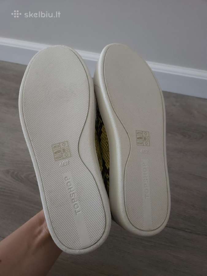 Topshop nauji gyvatės rašto laisvalaikio bateliai - nuotraukos Nr. 3