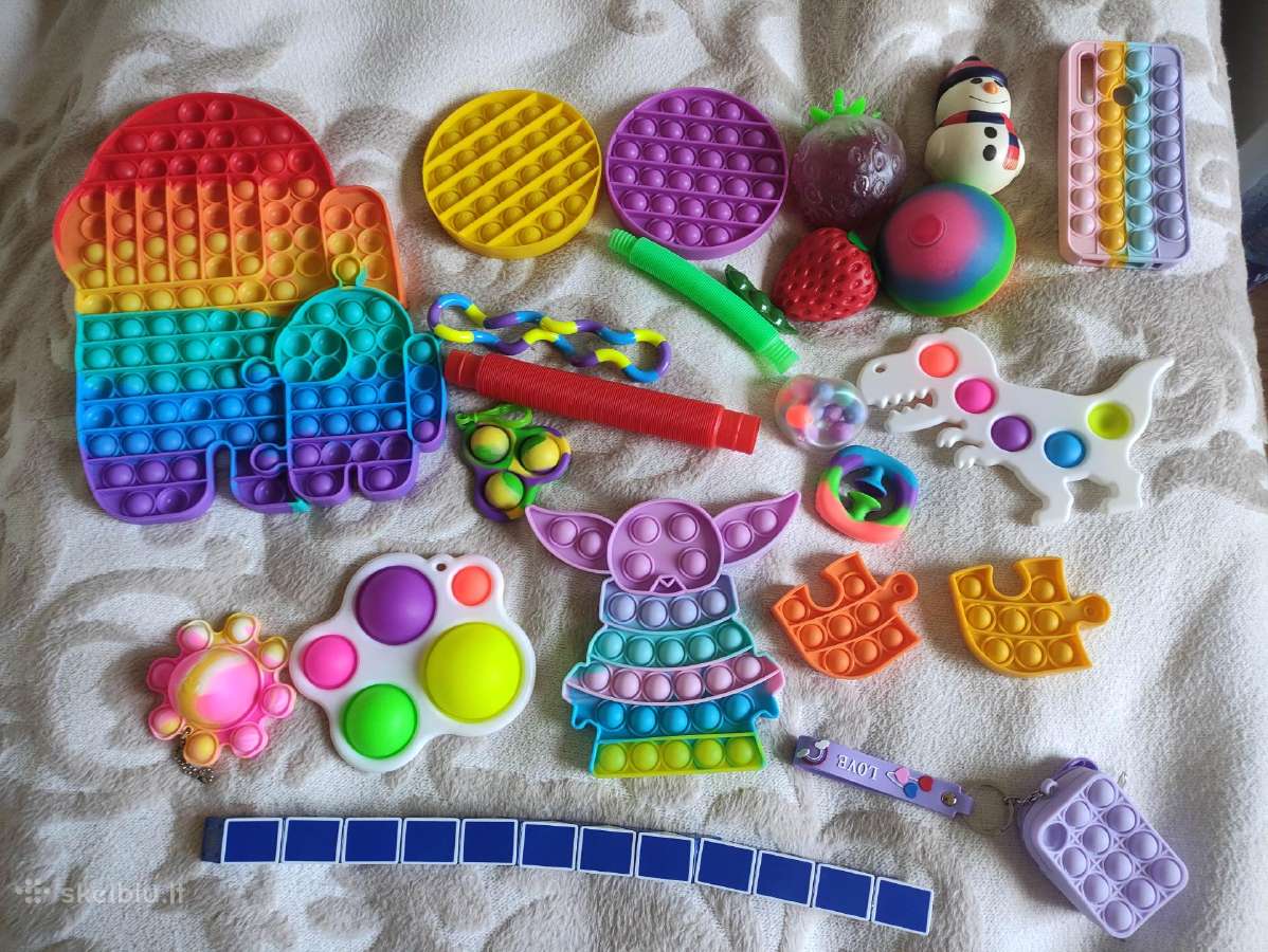Parduodami Fidget toys žaisliukai