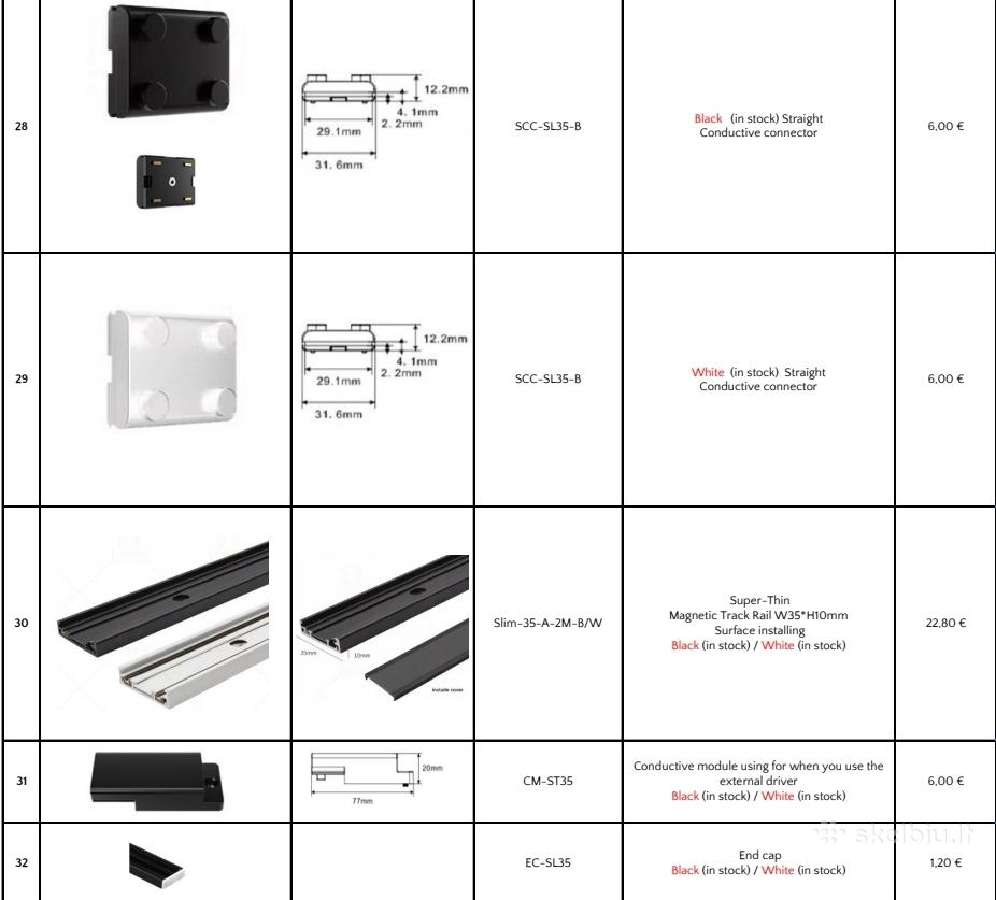 Plona magnetinė LED šviestuvų sistema - nuotraukos Nr. 9