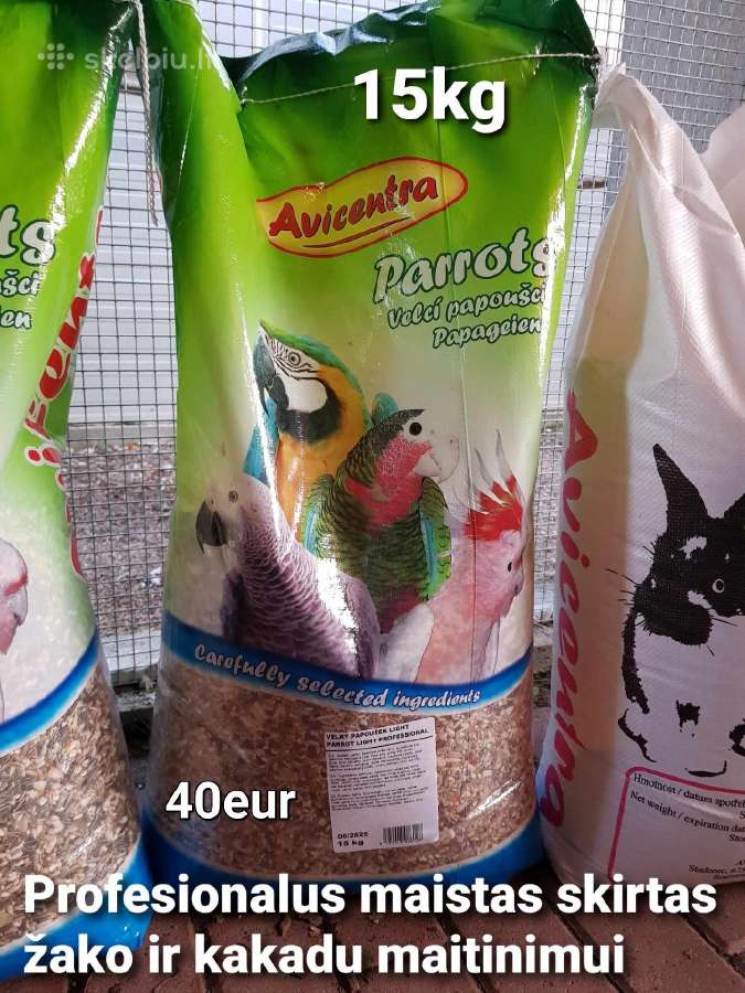Profesionalus maistas papugoms - nuotraukos Nr. 5