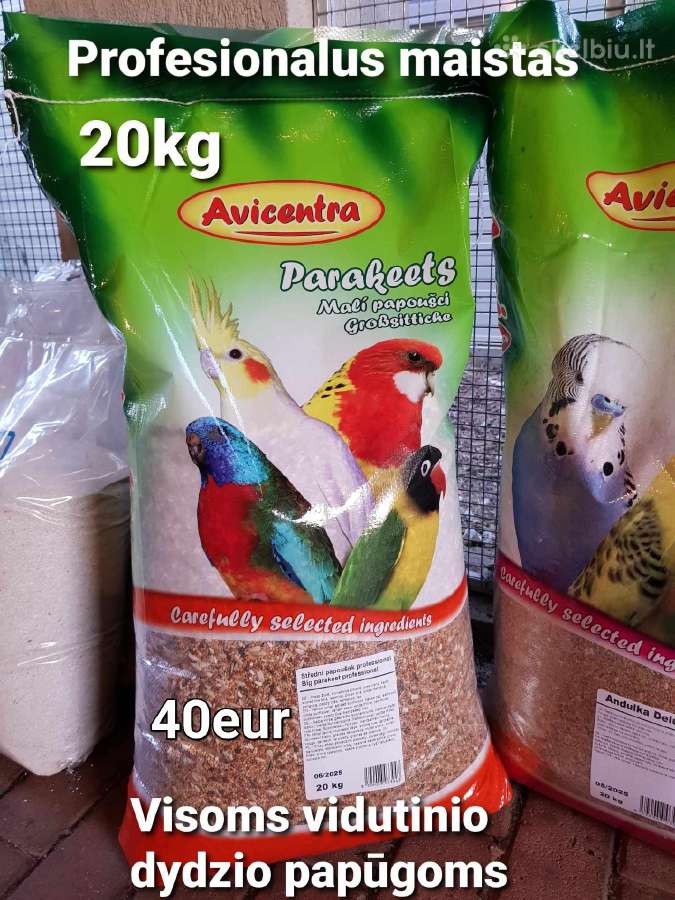 Profesionalus maistas papugoms - nuotraukos Nr. 8