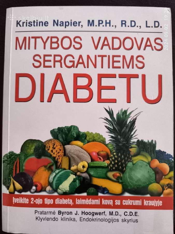Mitybos vadovas sergantiems diabetu
