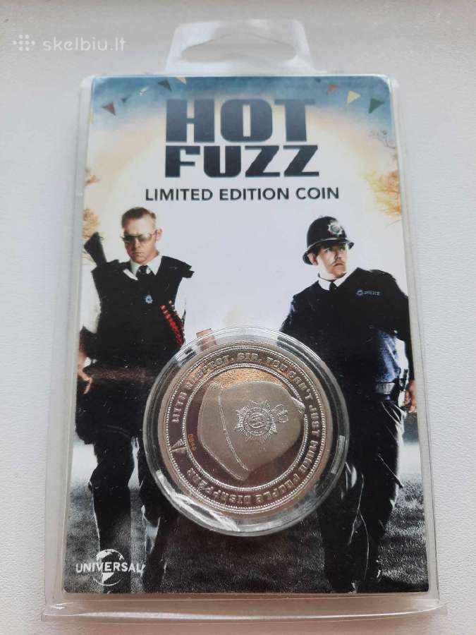 Hot Fuzz Limited Edition Silver Coin