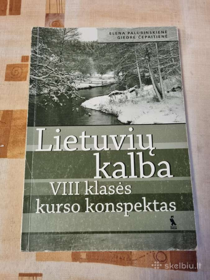 Lietuvių kalba 8 kl kurso konspektas