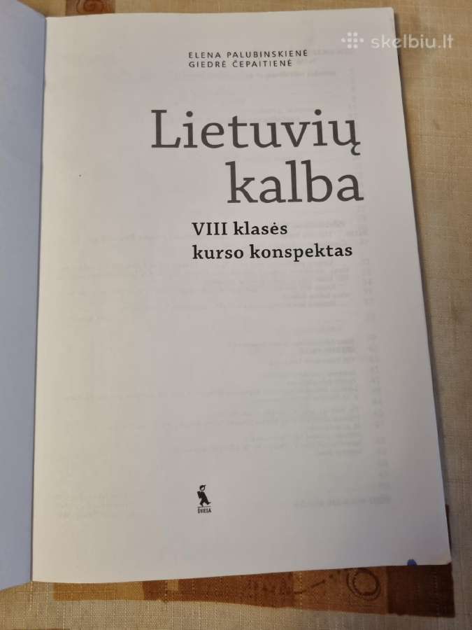Lietuvių kalba 8 kl kurso konspektas - nuotraukos Nr. 2