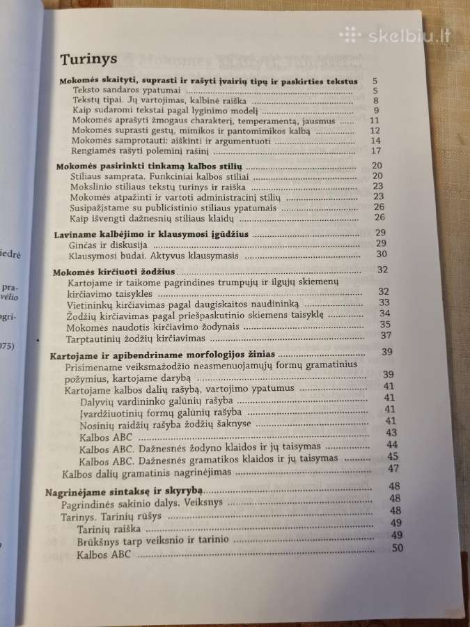 Lietuvių kalba 8 kl kurso konspektas - nuotraukos Nr. 4