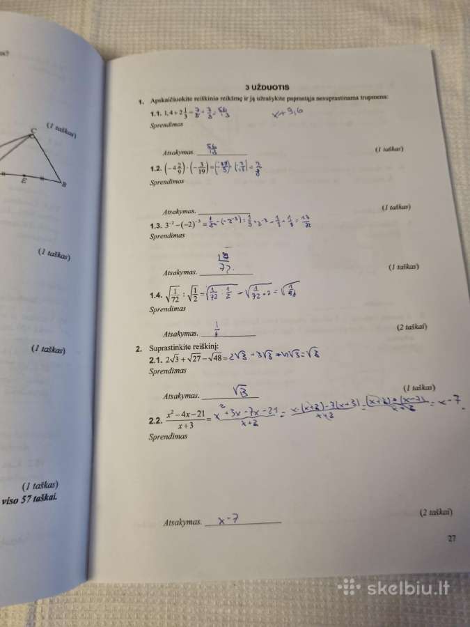 Pagalbinė priemonė matematikos pasiekimų patikrini - nuotraukos Nr. 6