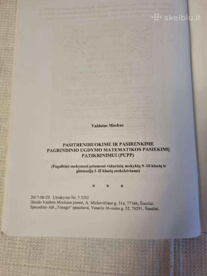 Pagalbinė priemonė matematikos pasiekimų patikrini - nuotraukos Nr. 9