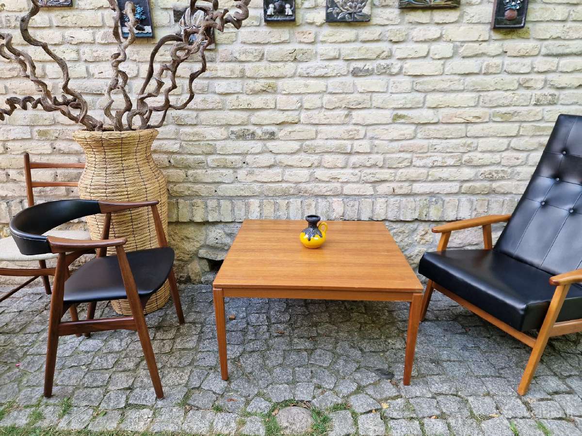 Vintažinis mid century tikmedžio kavos staliukas - nuotraukos Nr. 38