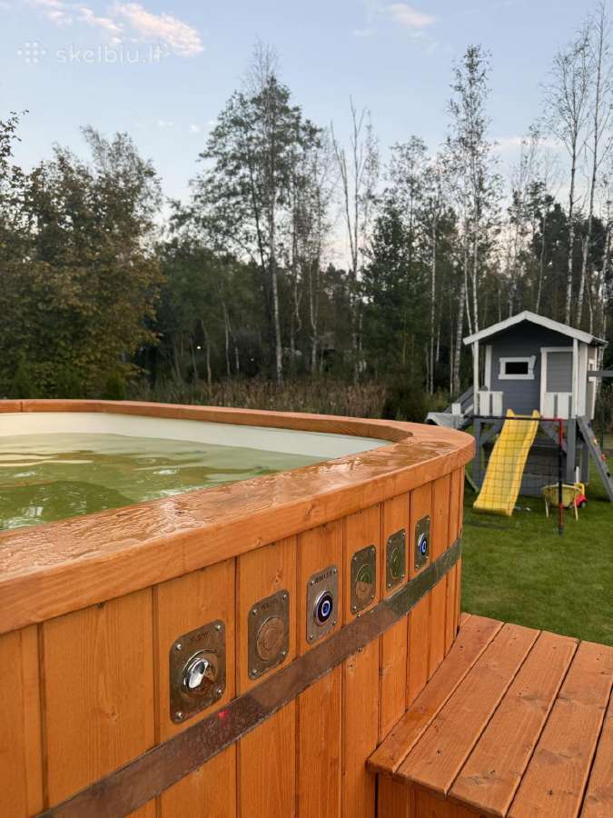 Mobilus kvadratinis kubilas su Jacuzzi ir LED - nuotraukos Nr. 3