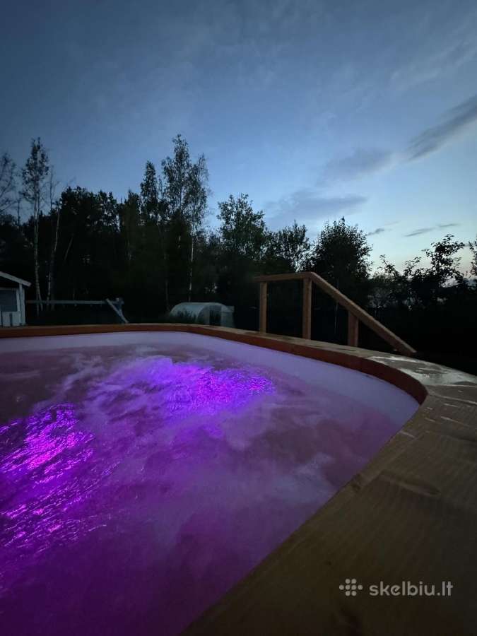 Mobilus kvadratinis kubilas su Jacuzzi ir LED - nuotraukos Nr. 5