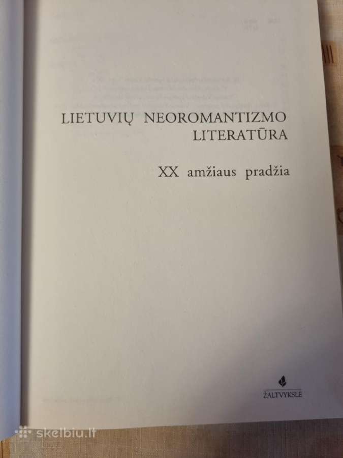 Lietuvių neoromantizmo literatūra - nuotraukos Nr. 2