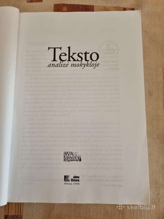 Teksto analizė mokykloje - nuotraukos Nr. 2