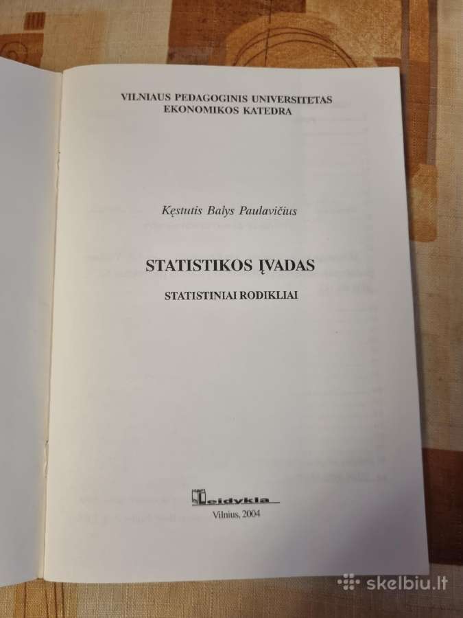 Statistikos įvadas , statistiniai rodikliai - nuotraukos Nr. 2