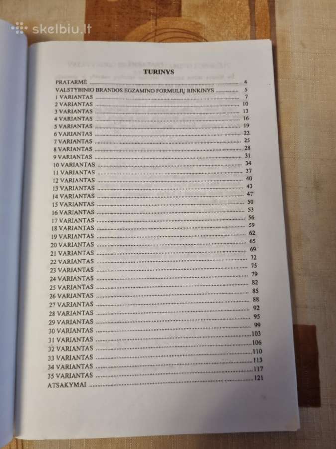 Matematikos valstybinio brandos egzamino užduotys - nuotraukos Nr. 3