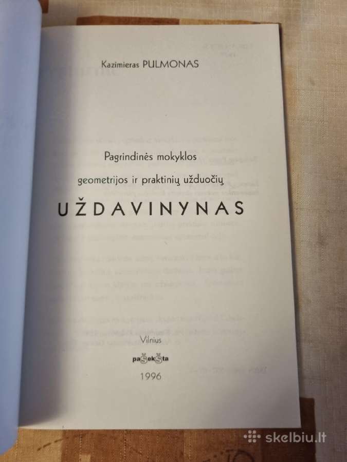 Geometrijos ir praktinių užduočių uždavinynas - nuotraukos Nr. 2