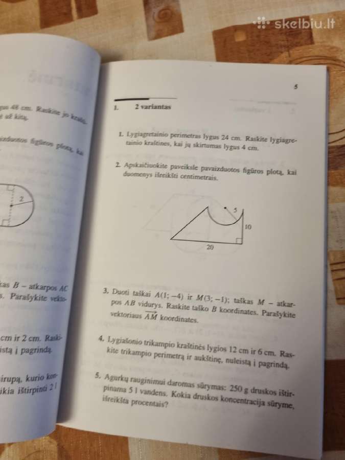 Geometrijos ir praktinių užduočių uždavinynas - nuotraukos Nr. 3