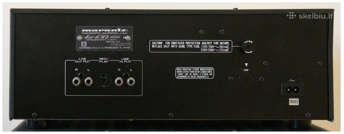 Marantz Sd 6020 Onkyo Ta-2055 Ta-2360 - nuotraukos Nr. 10