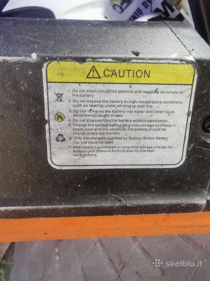 Parduodu kelis elektrinius dviračius kaina 550 eur - nuotraukos Nr. 12