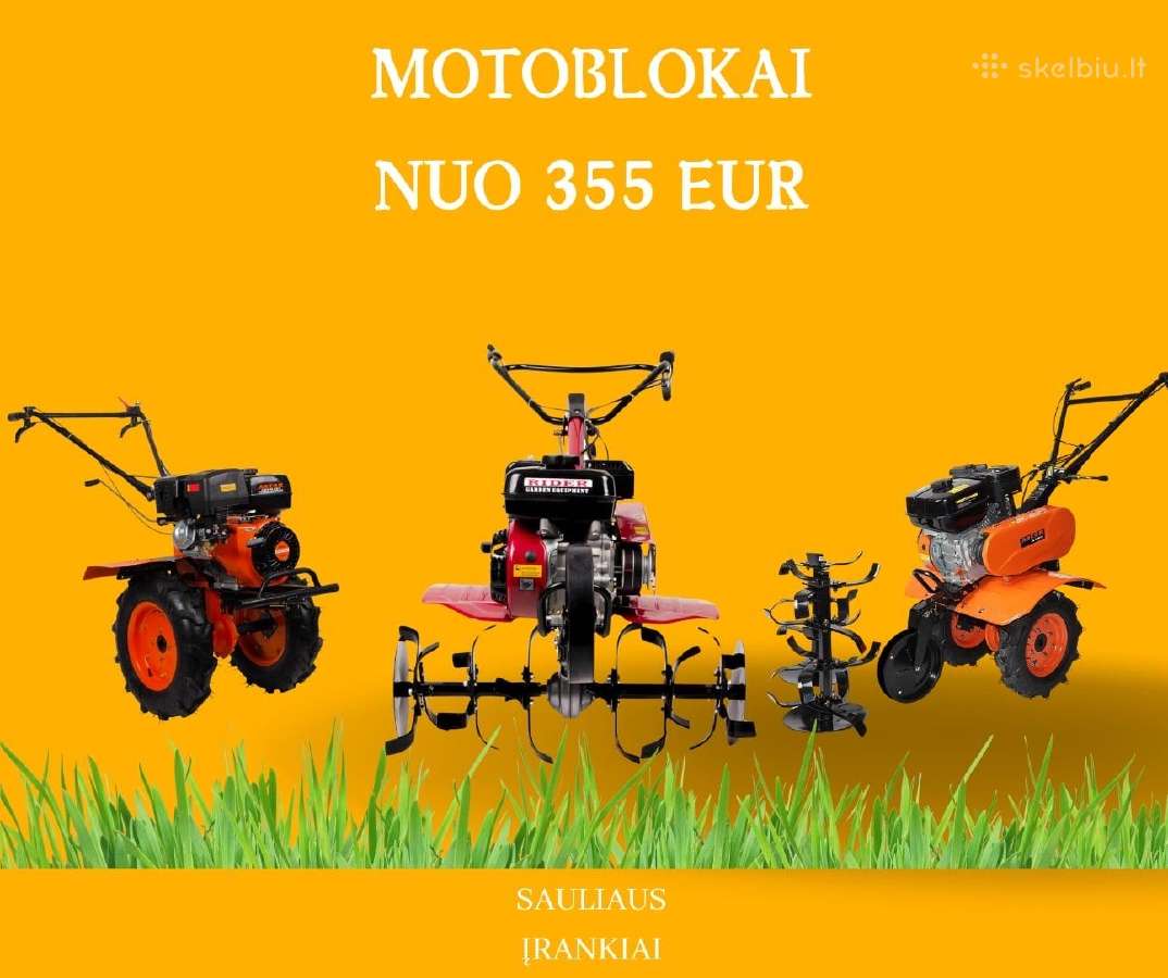 Motoblokas - Kultivatorius Pigiausiomis Kainomis