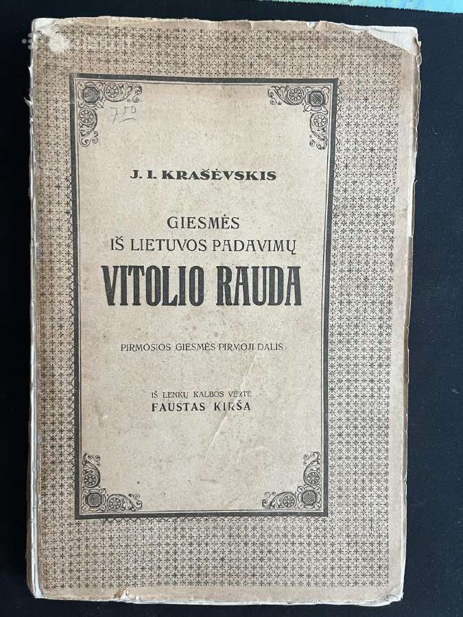 J.i. Kraševskis. Vitolio rauda