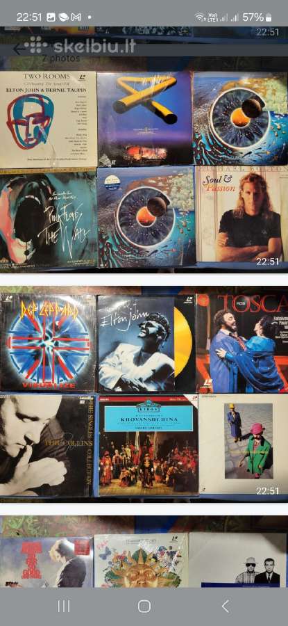 Laser disc, koncertai ir filmai - nuotraukos Nr. 3