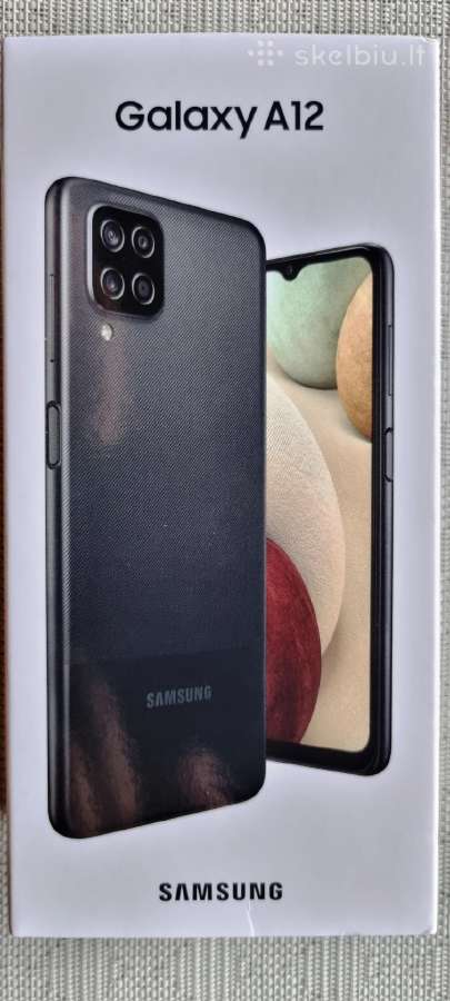 Samsung Galaxy A12, 32gb, Dual Sim, Black
