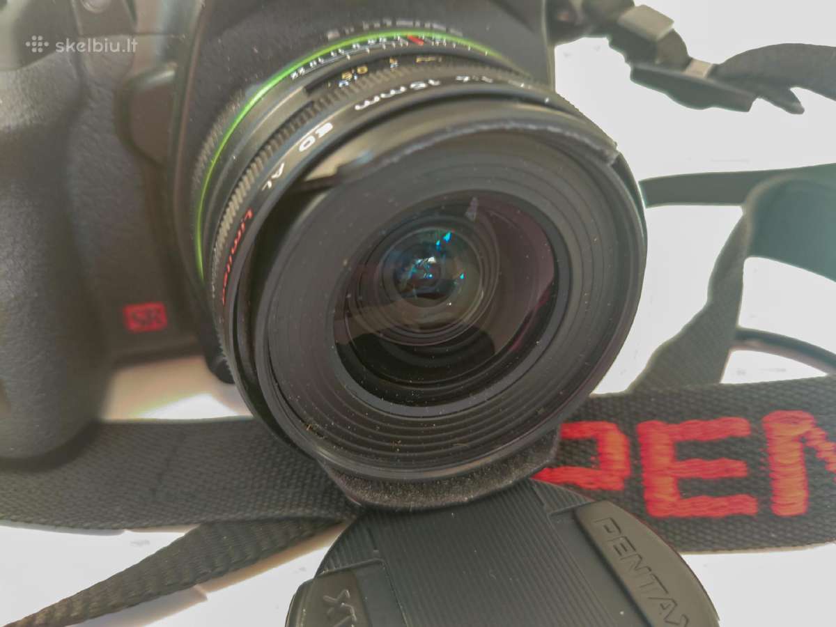 Pentax objektyvas 15/4 Lim puikios būklės švarus