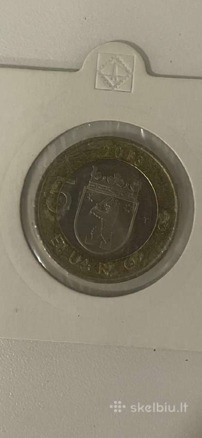 Parduodu 2012-2014m. Suomijos 5€ progines monetas - nuotraukos Nr. 6