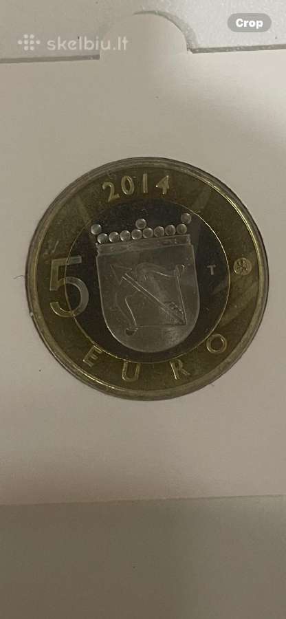 Parduodu 2012-2014m. Suomijos 5€ progines monetas - nuotraukos Nr. 7