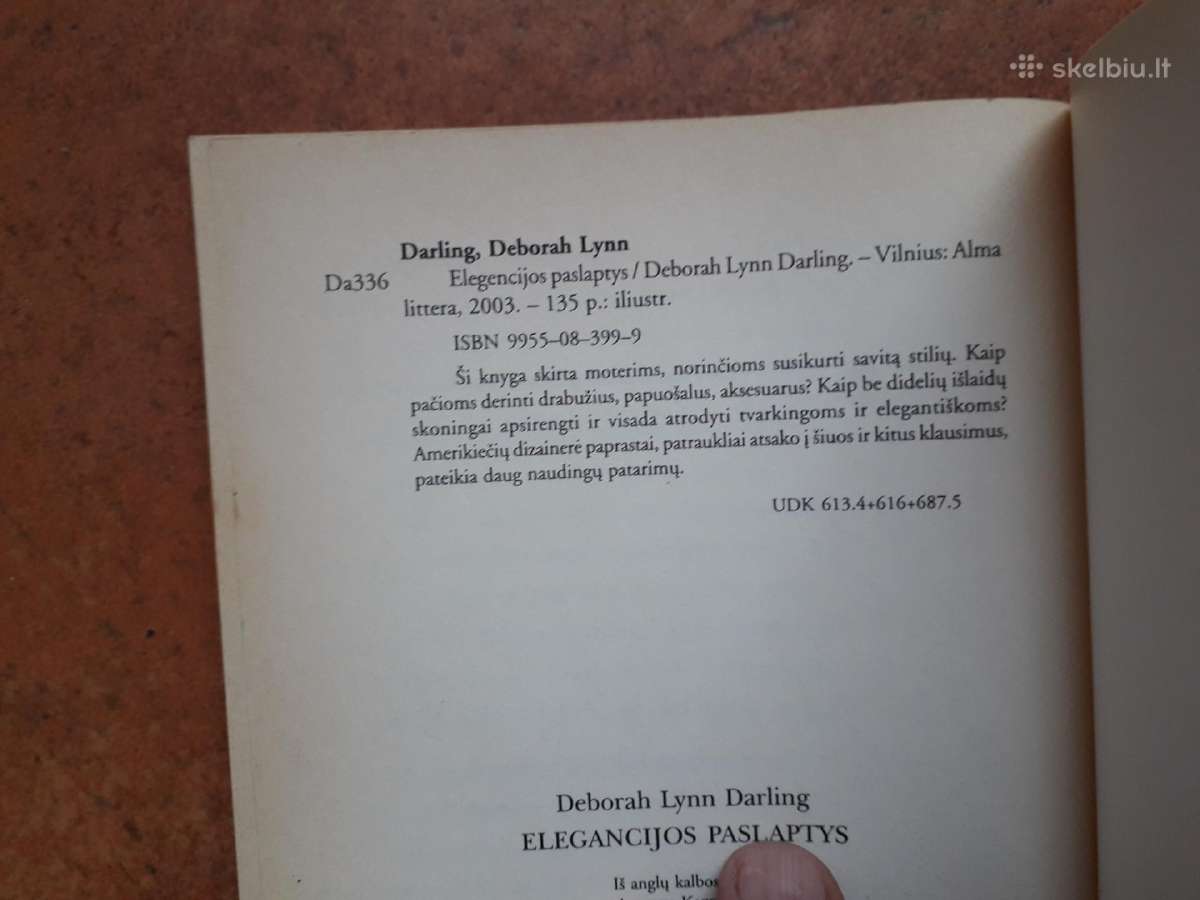 Deborah Lynn Darling "Elegancijos paslaptys" 2003 - nuotraukos Nr. 8