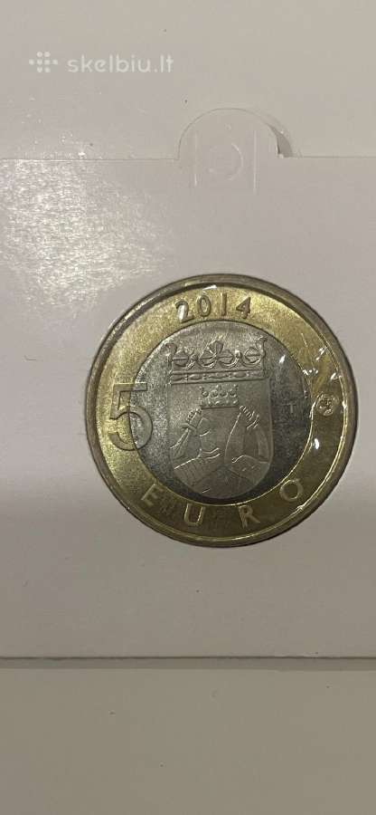 Parduodu 2012-2014m. Suomijos 5€ progines monetas - nuotraukos Nr. 12