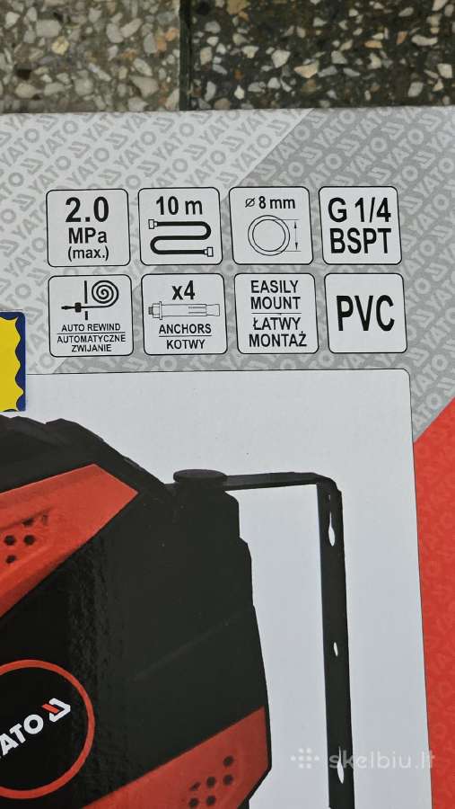 Žarna kompresoriui Pneumatinės su automatine rite - nuotraukos Nr. 23