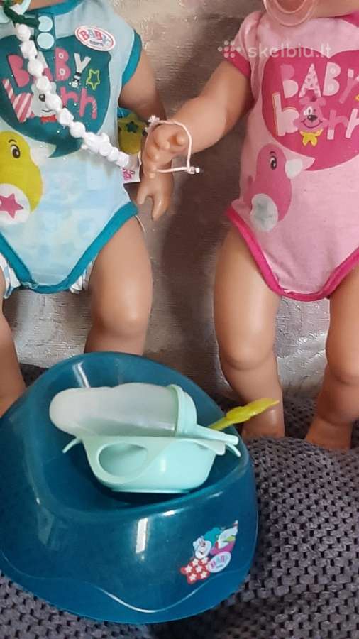 Baby born lėlės berniukas ir mergytė geria sysioja - nuotraukos Nr. 3