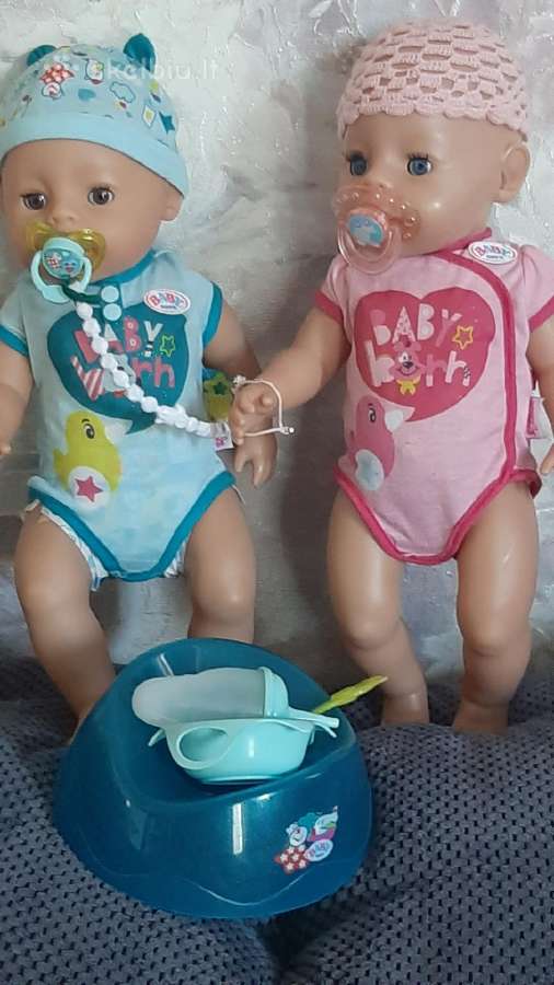 Baby born lėlės berniukas ir mergytė geria sysioja - nuotraukos Nr. 2