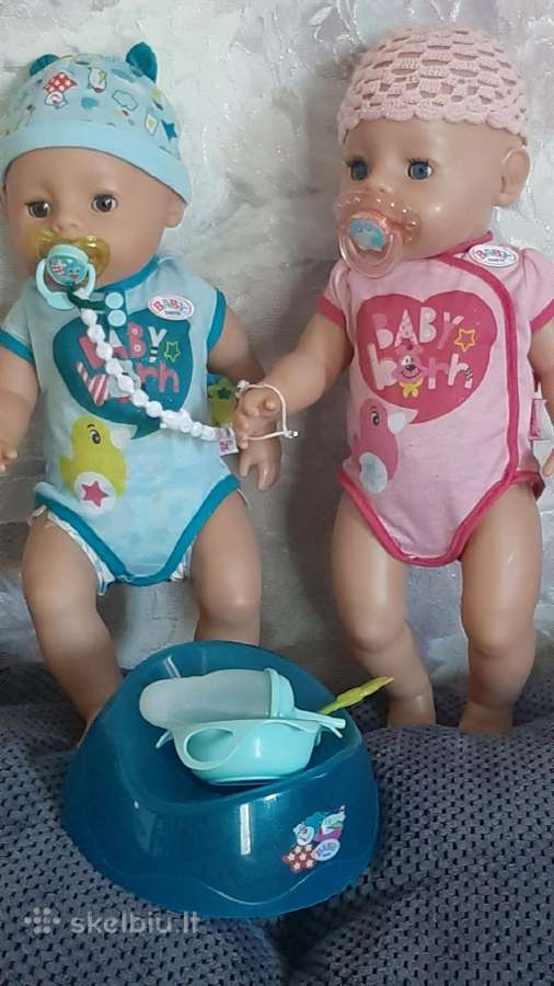 Baby born lėlės berniukas ir mergytė geria sysioja - nuotraukos Nr. 6