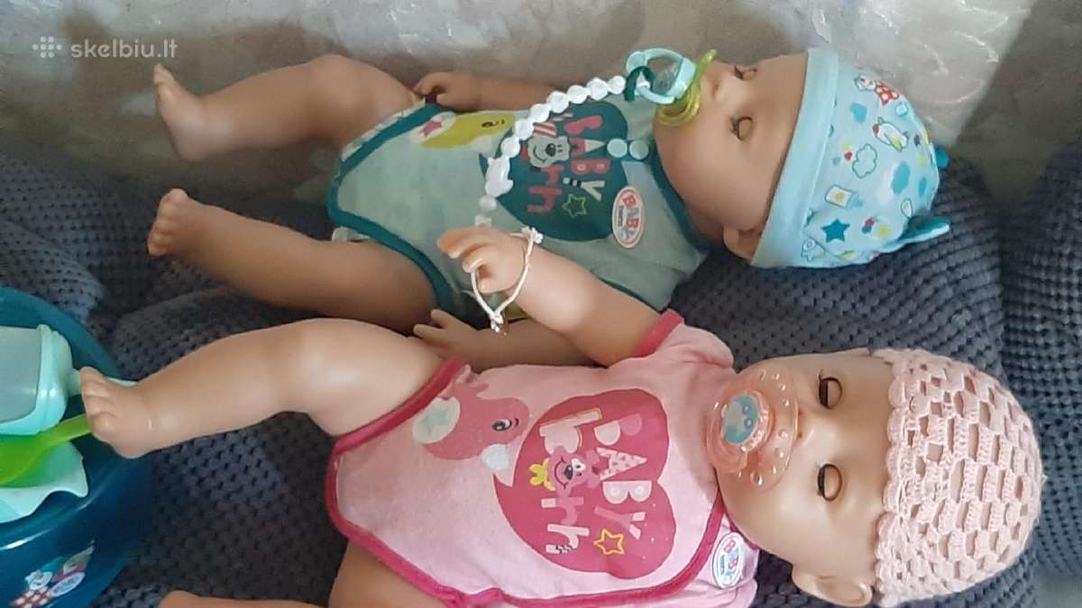 Baby born lėlės berniukas ir mergytė geria sysioja - nuotraukos Nr. 7