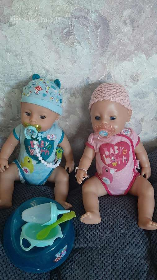 Baby born lėlės berniukas ir mergytė geria sysioja - nuotraukos Nr. 9