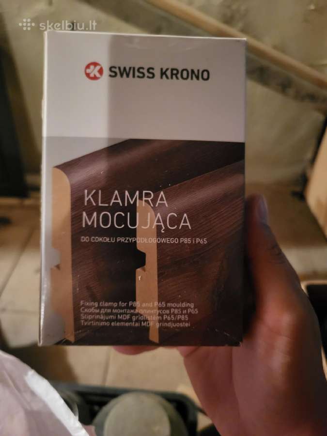 Swiss krono skabės grindjuostei 2x50vnt.