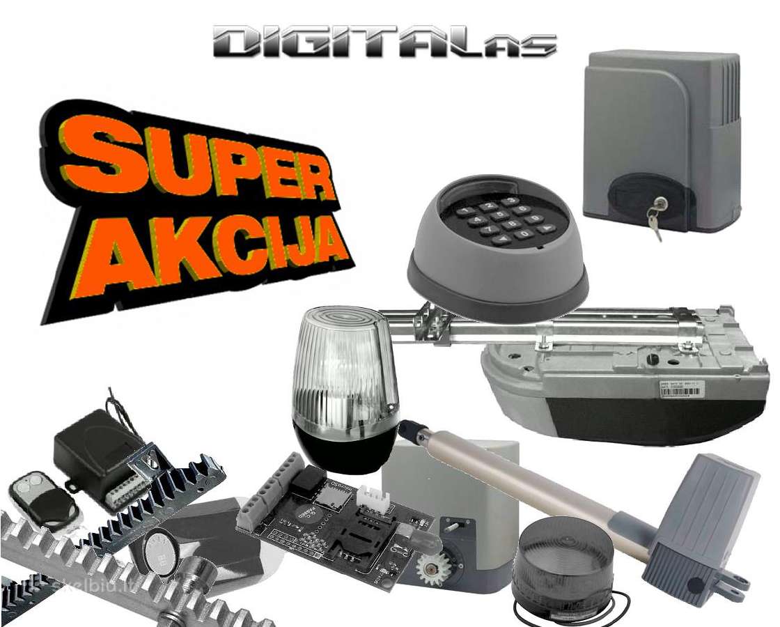 Akcija. Vartų automatika, sistemos, komplektai - nuotraukos Nr. 4