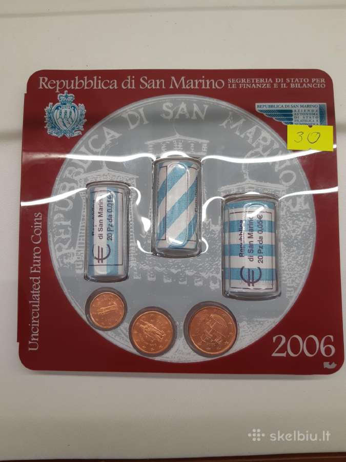 2006 m. San Marino centų rinkinys