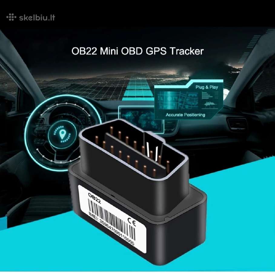 Mažas mikrofonas su GPS funkcija į Obd jungtį - nuotraukos Nr. 4