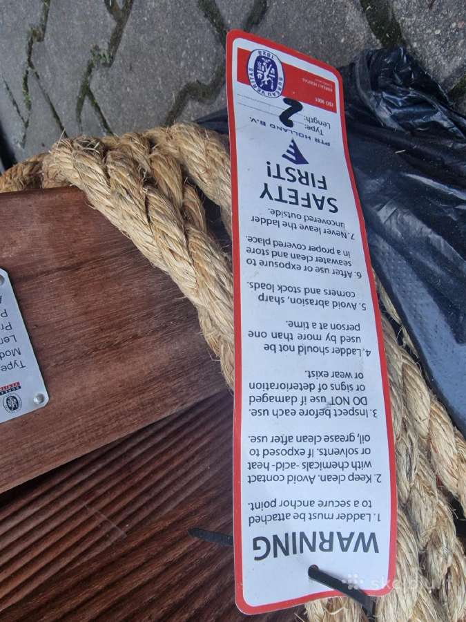 Laivo įlaipinimo gelbėjimo man over board kopėčios - nuotraukos Nr. 9
