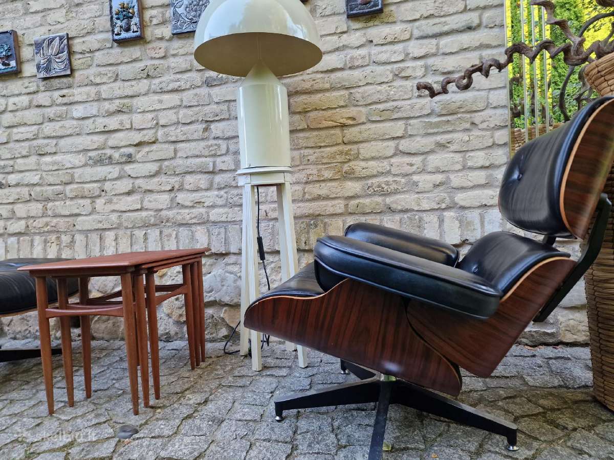 Vintažiniai mid century tikmedžio staliukai - nuotraukos Nr. 5