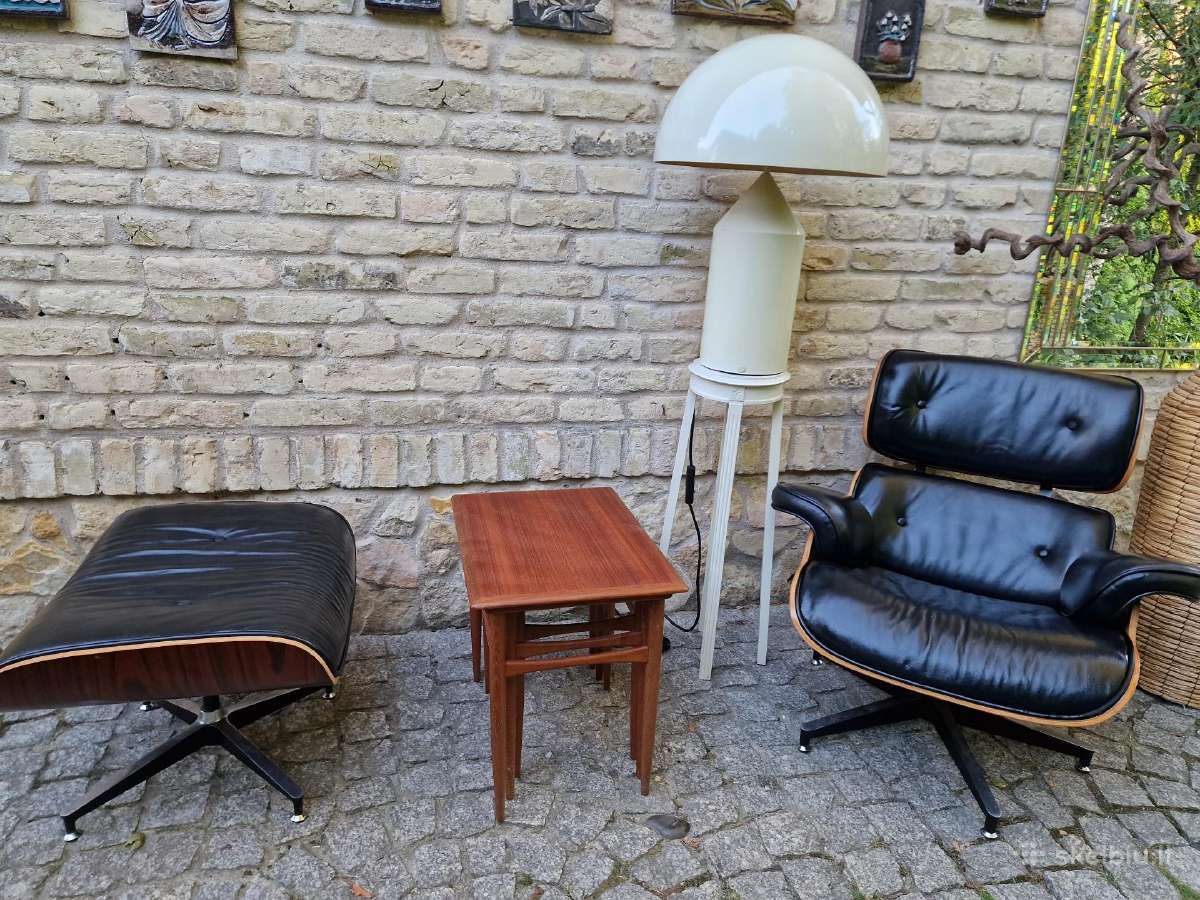 Vintažiniai mid century tikmedžio staliukai - nuotraukos Nr. 6