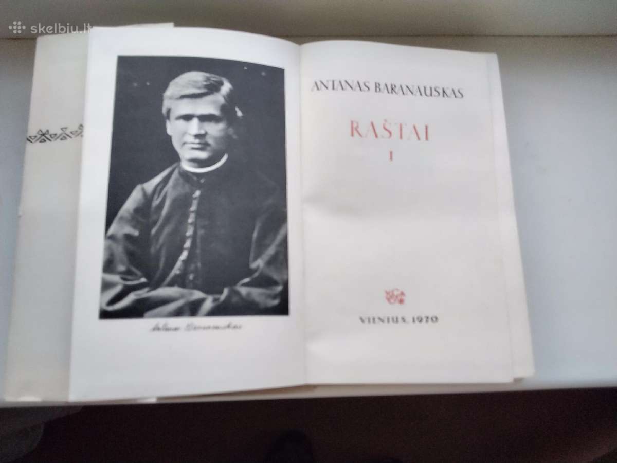 A. Baranauskas. Raštai. Pirmas, antras tomai - nuotraukos Nr. 3