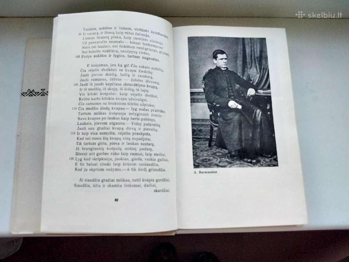 A. Baranauskas. Raštai. Pirmas, antras tomai - nuotraukos Nr. 6